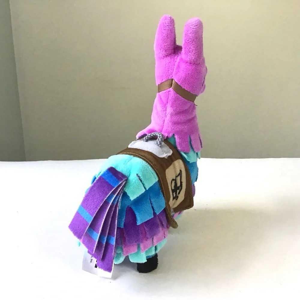 Russ Fortnite Loot Llama 8” Plush 2018 Epic Games Purple Blue Stuffed Animal